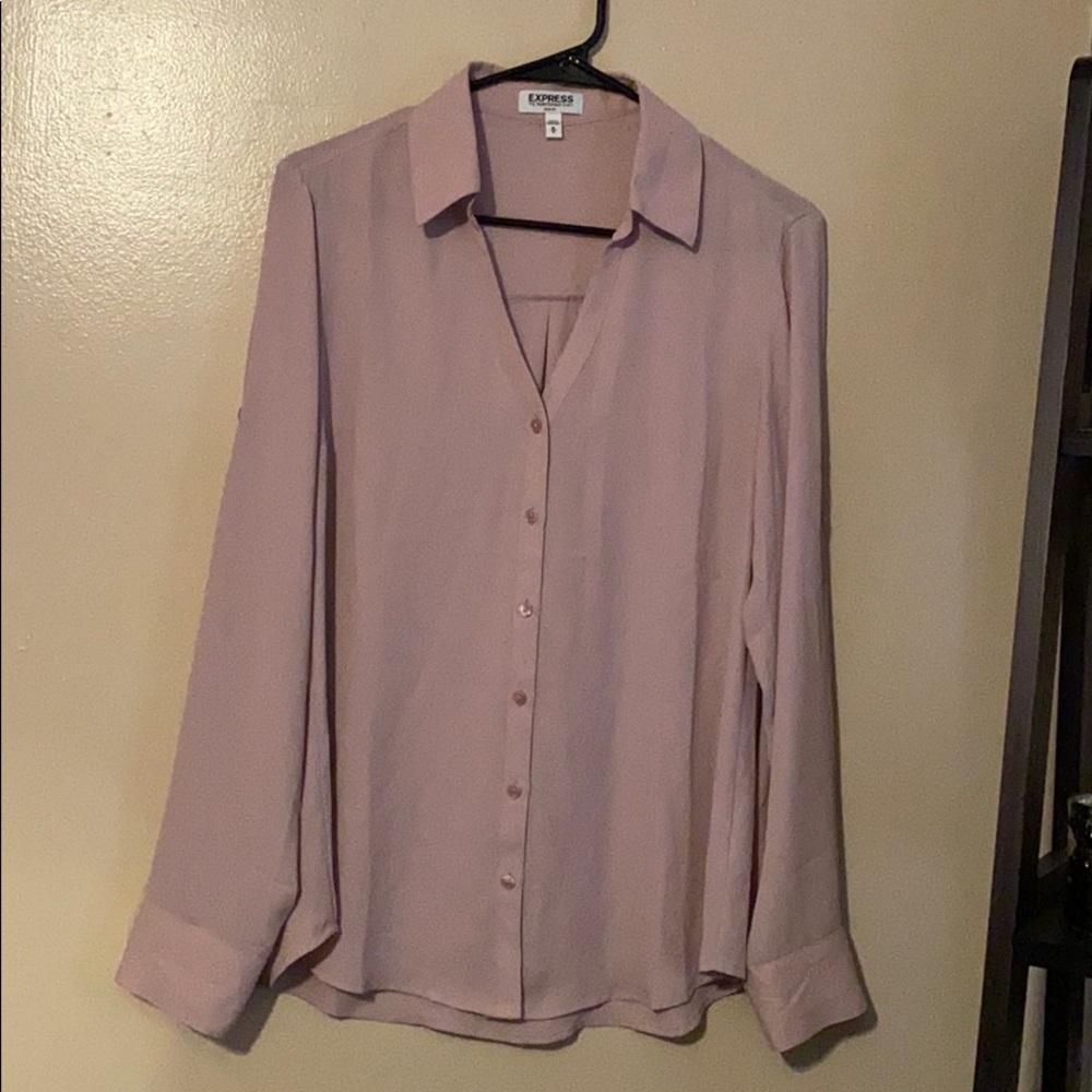 Express Slim Fit Portofino Blouse